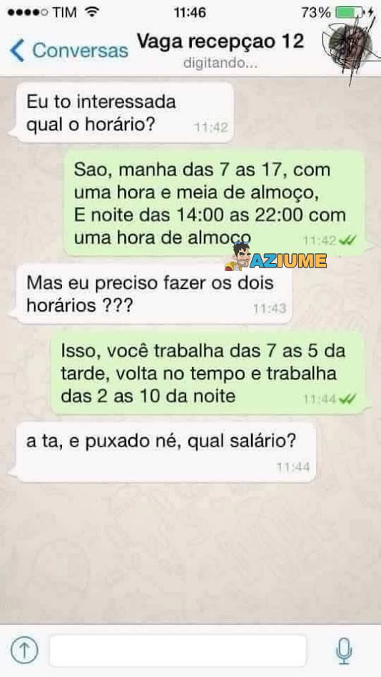 Aquela vaga de emprego