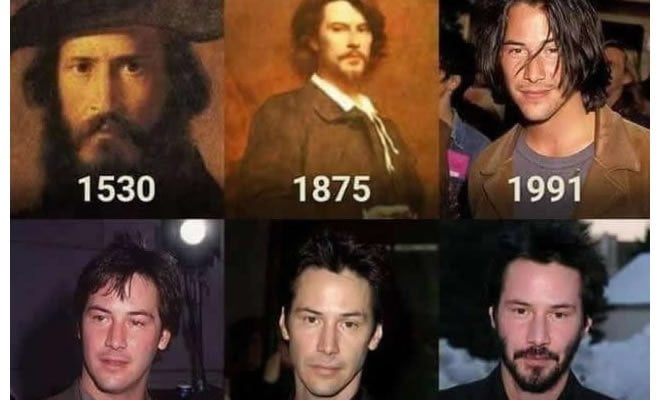 A evolução de Keanu Reeves