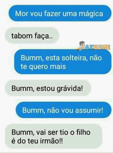 Aquela mágica que vai fazer alguém chorar