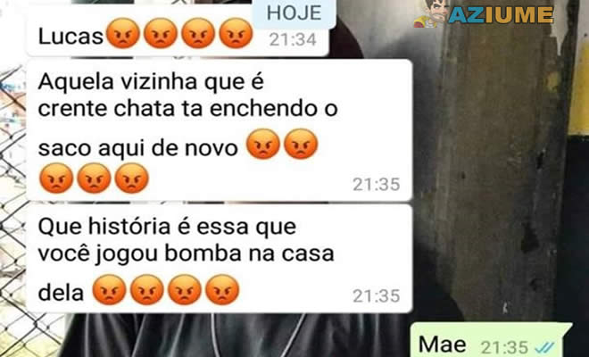 A vizinha crente A vizinha crente