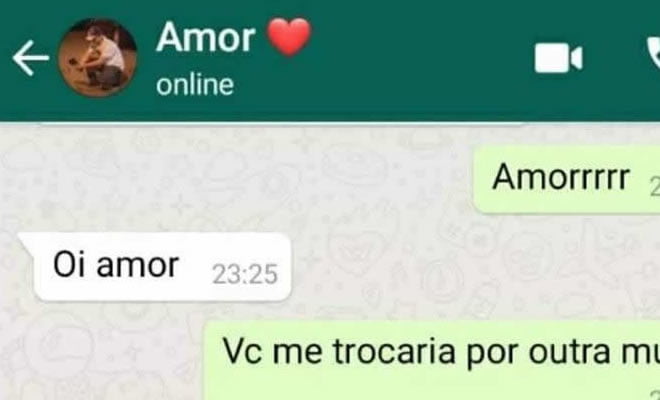 Você me trocaria?