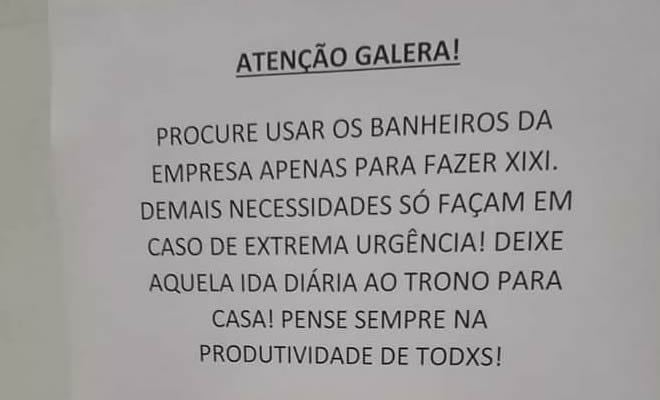 Nem a pior das ditaduras quis regular a cagada
