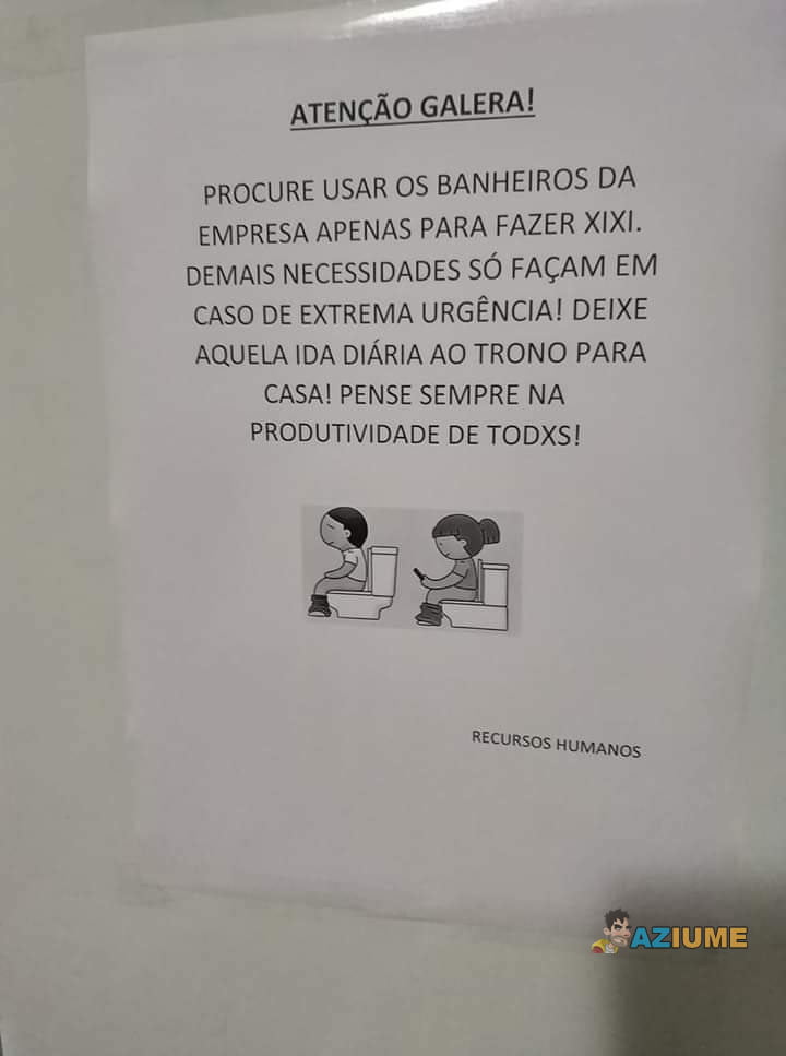 Nem a pior das ditaduras quis regular a cagada Nem a pior das ditaduras quis regular a cagada
