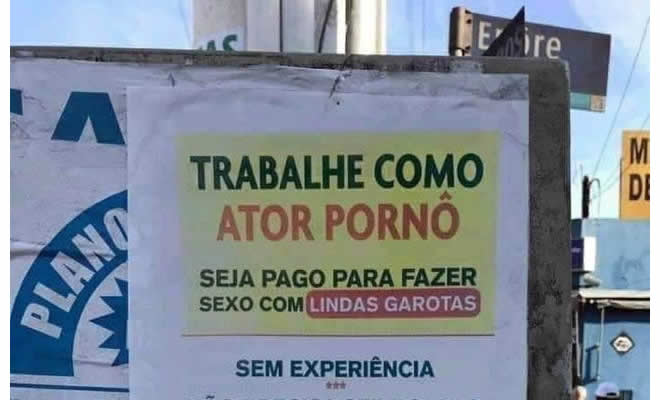 Aquela proposta de trabalho