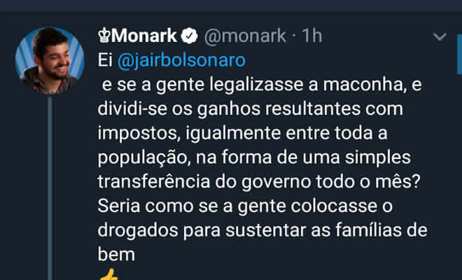 A teoria de Monark e a resposta de Bolsonaro.