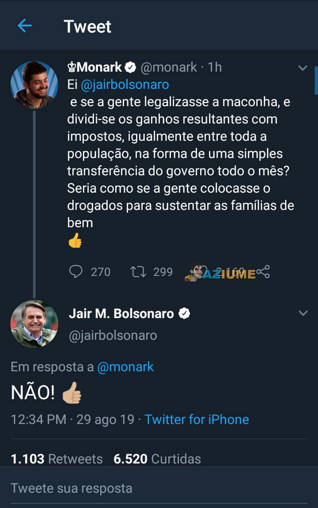 A teoria de Monark e a resposta de Bolsonaro.