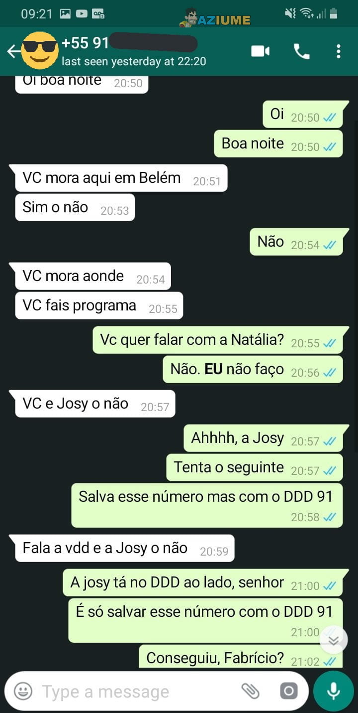 Número de garota de programa