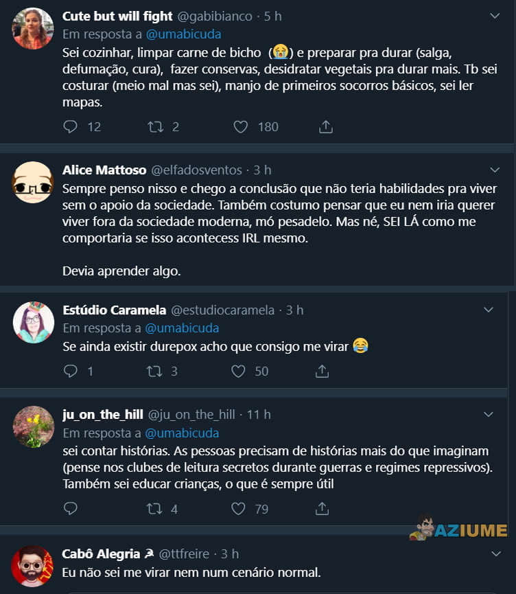 Você seria útil num cenário pós-apocalíptico?