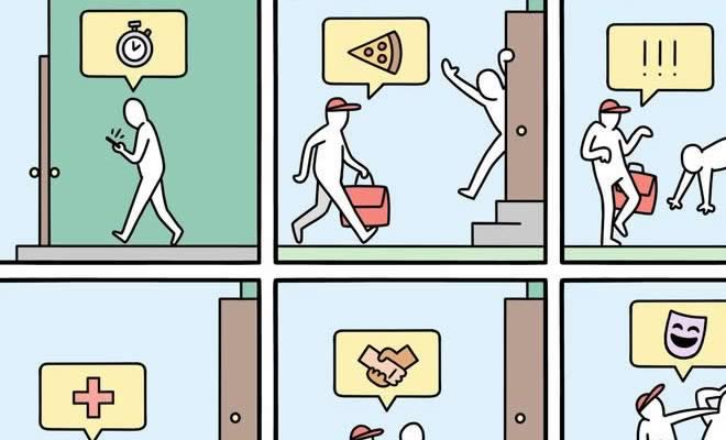 A vida de um entregador A vida de um entregador