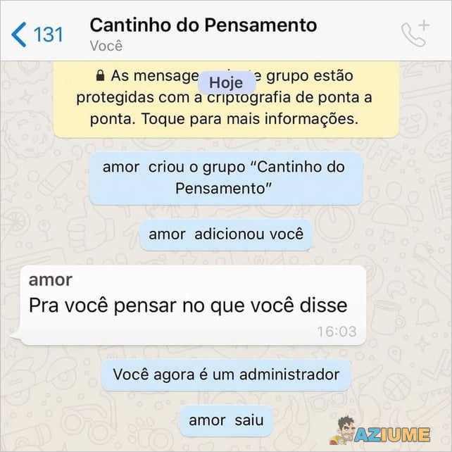 Cantinho do pensamento