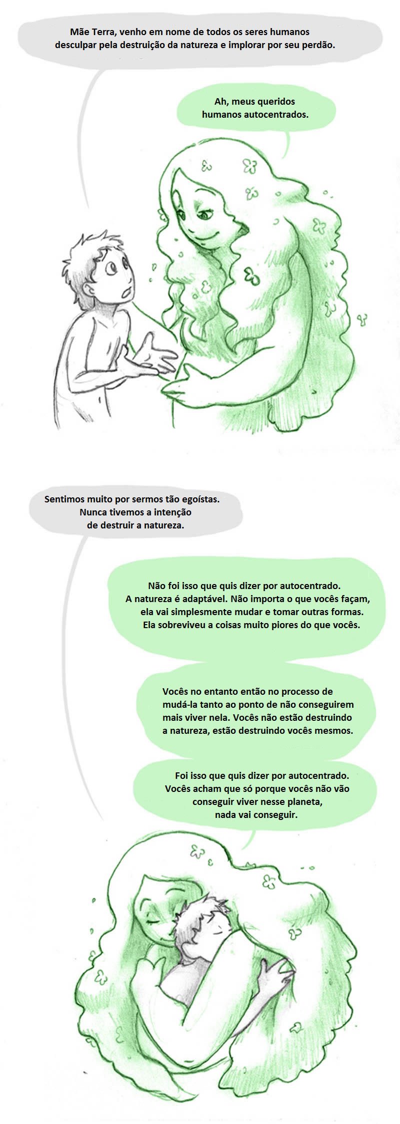Mãe Terra, venho em nome de todos os seres humanos Mãe Terra, venho em nome de todos os seres humanos