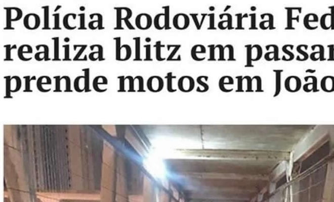 Blitz na passarela Blitz na passarela