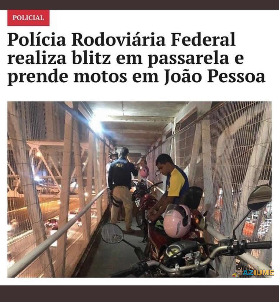 Blitz na passarela
