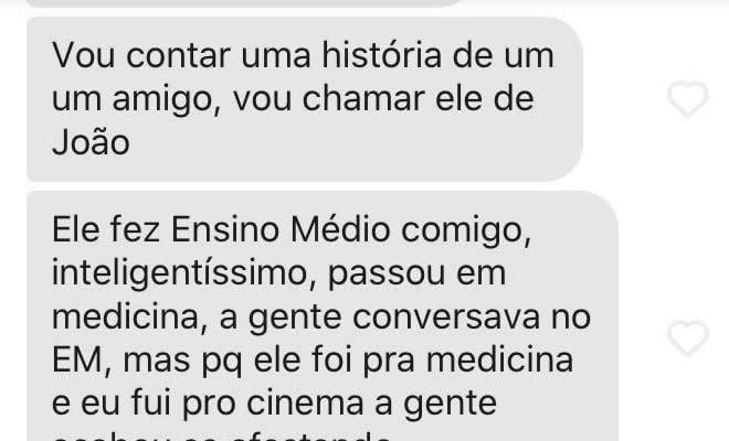 É uma cantada ou um roteiro de cinema?