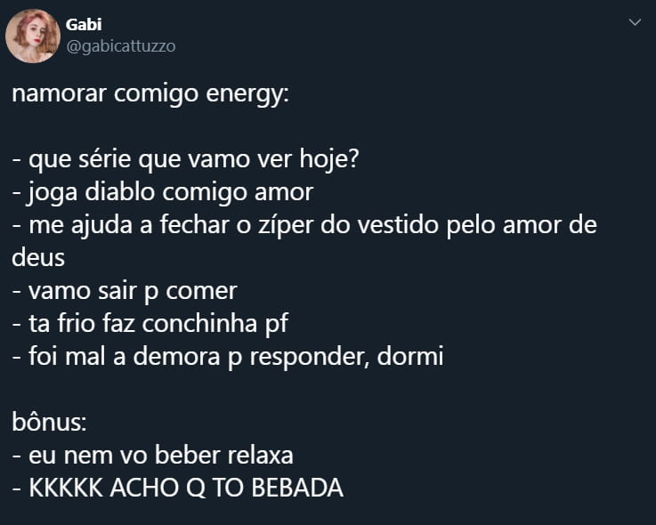 Como é a experiência de namorar com você?