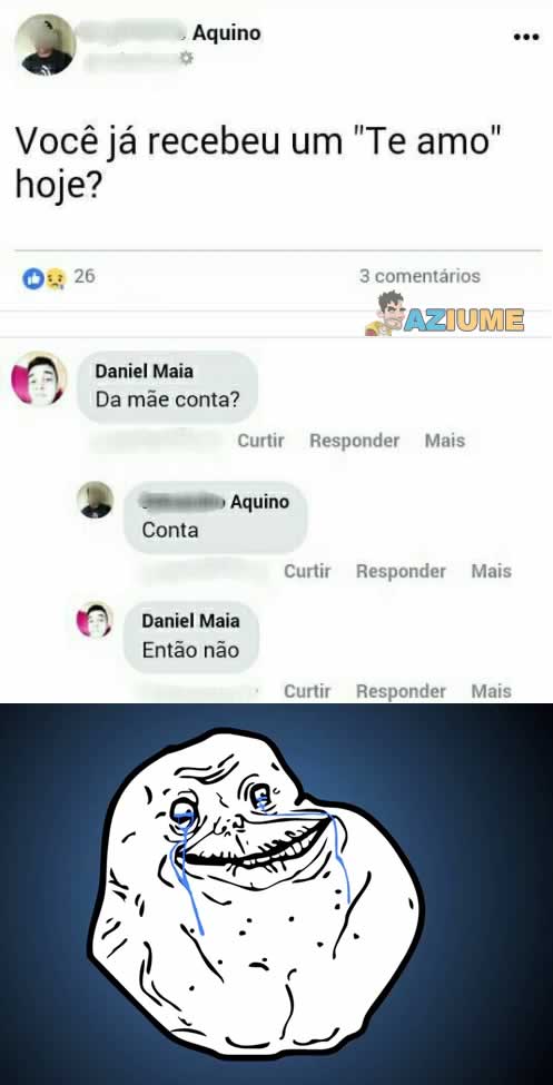 Você já recebeu um Te amo hoje?