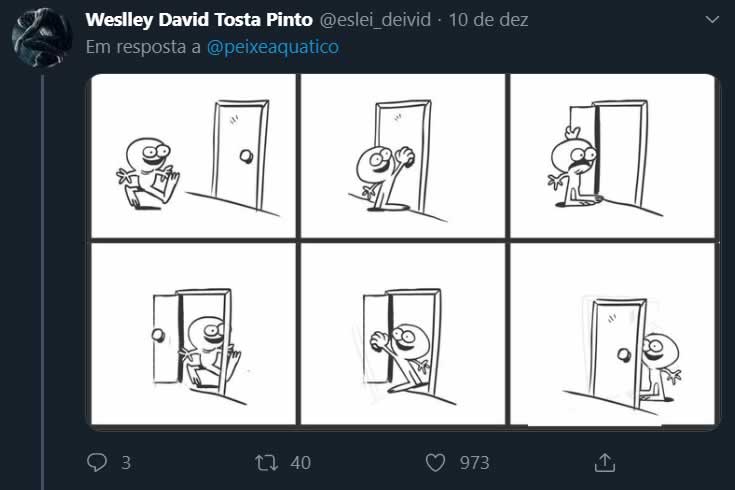 Como você continuaria esta tirinha?