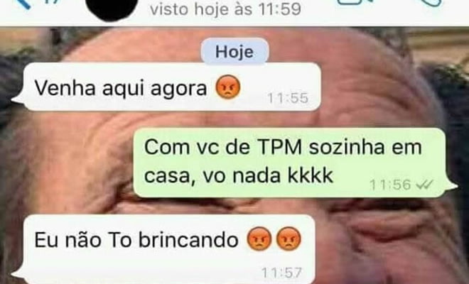 Quando a Morena está de TPM