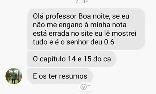 Escrevendo assim, a nota deve estar certa Escrevendo assim, a nota deve estar certa
