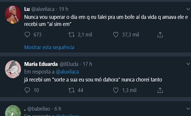 Estas são as piores respostas para um 'eu te amo'? Estas são as piores respostas para um ‘eu te amo’?