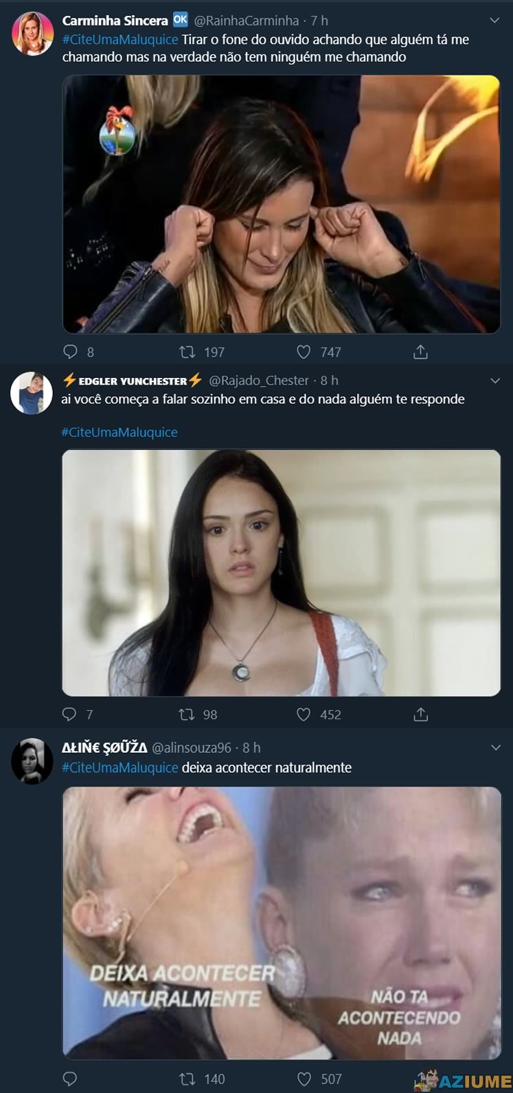 A galera começou o dia confessando suas maluquices!