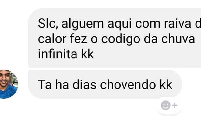 A melhor explicação para essa chuva