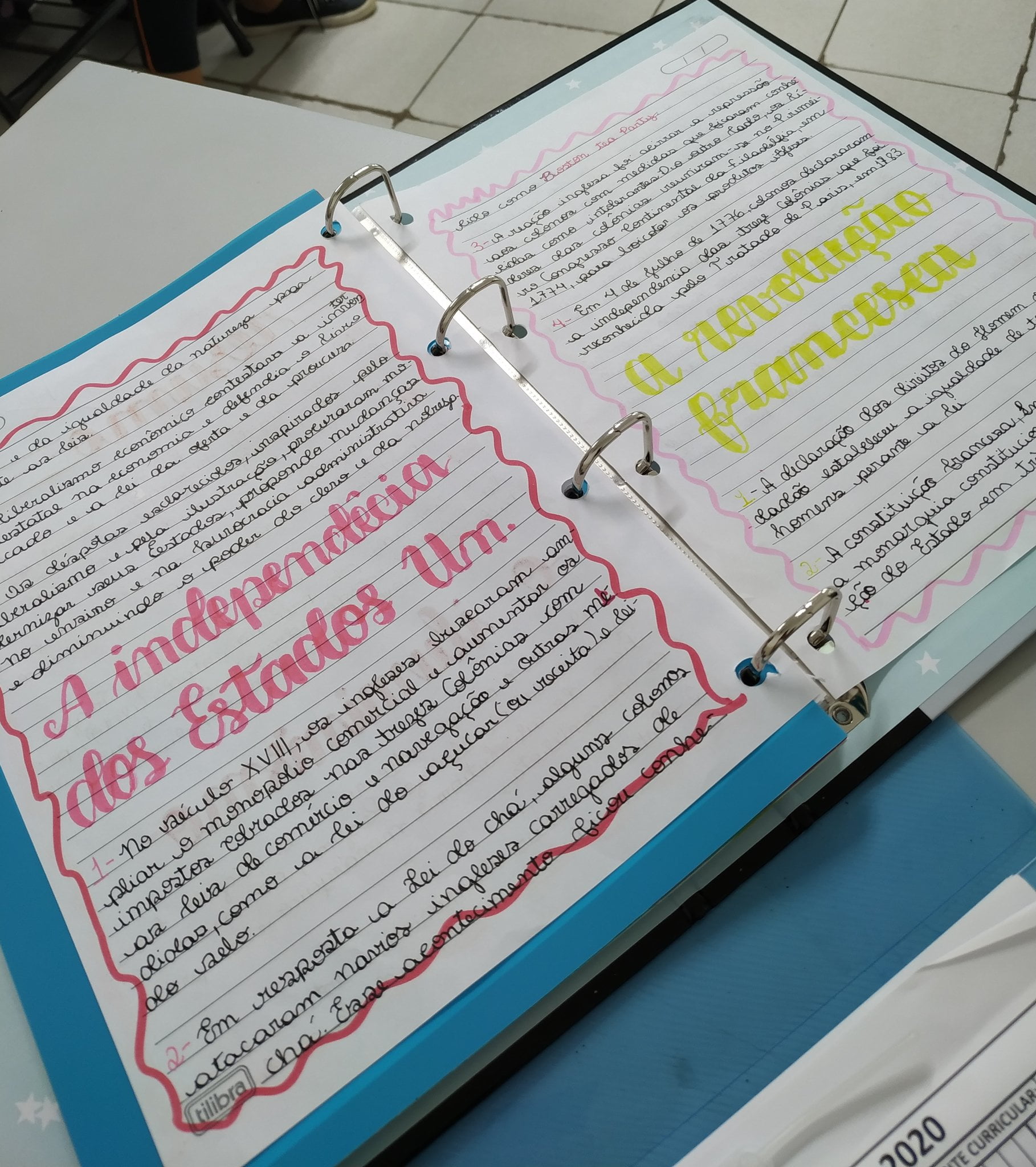 Quando o aluno pede 'mais tempo para copiar o quadro'