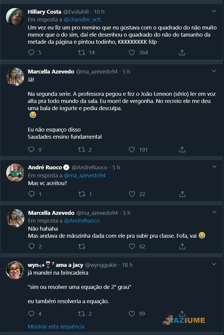 Esse bilhetinho fez a galera mergulhar na nostalgia (e na bad)