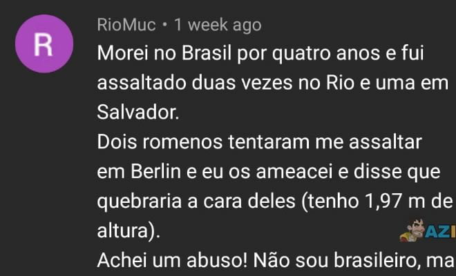 A honra de ser assaltado no Brasil A honra de ser assaltado no Brasil