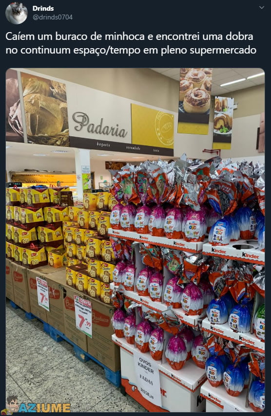 Chocotone e ovo de Páscoa juntos no mercado em pleno fevereiro? Chocotone e ovo de Páscoa juntos no mercado em pleno fevereiro?