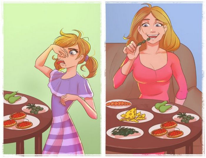 Coisas que odiamos na infância e que agora amamos