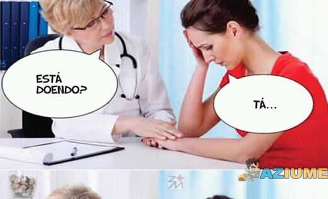 Está doendo?