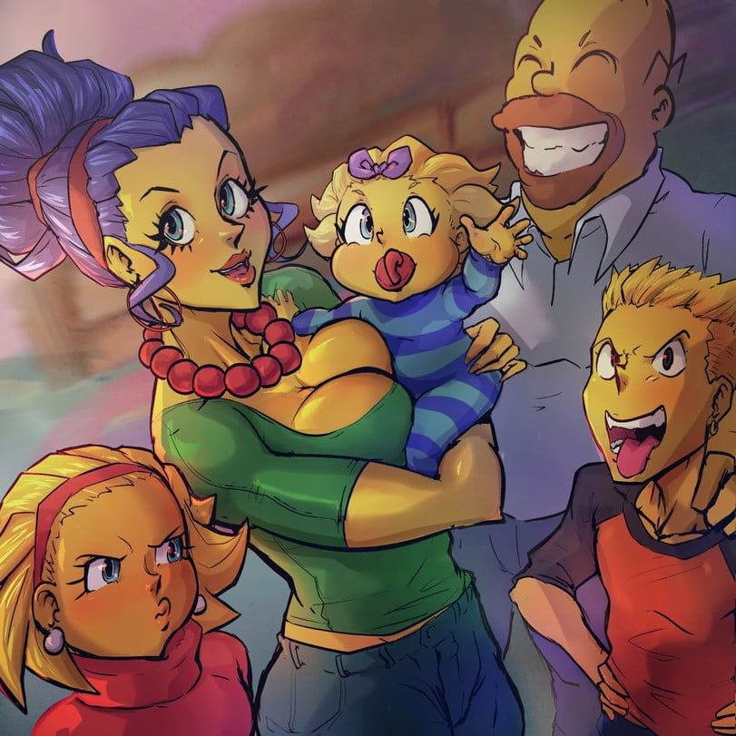 A incrível arte de Ashish Rana dos Simpsons