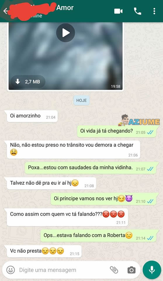 Pequeno erro na conversa Pequeno erro na conversa