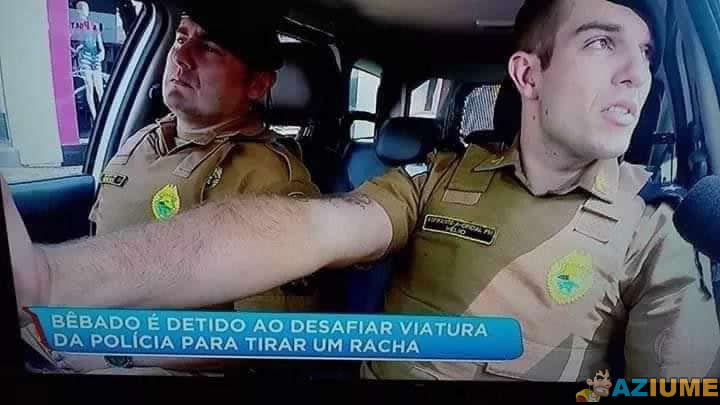 Aquele bêbado que adora tirar racha