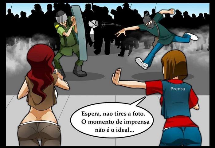 Vai vendo, essa é a imprensa no Brasil
