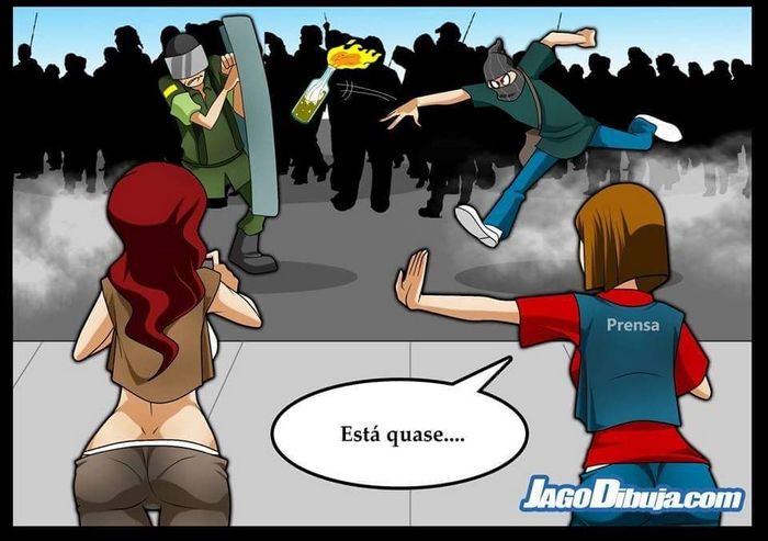 Vai vendo, essa é a imprensa no Brasil