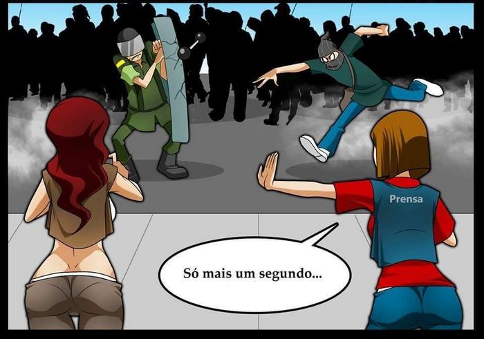 Vai vendo, essa é a imprensa no Brasil