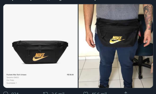 Você já pensou em usar uma mochila como pochete? Você já pensou em usar uma mochila como pochete?