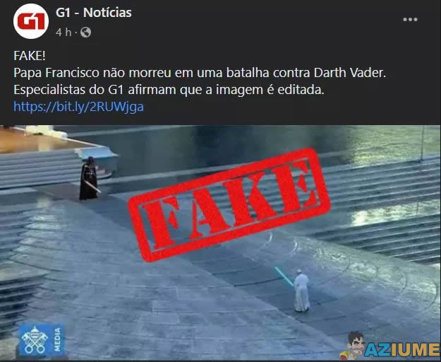 É fake pessoal