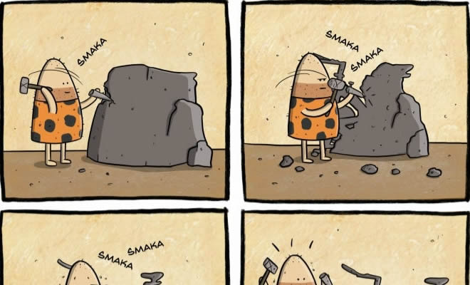 Enquanto isso no tempo das cavernas