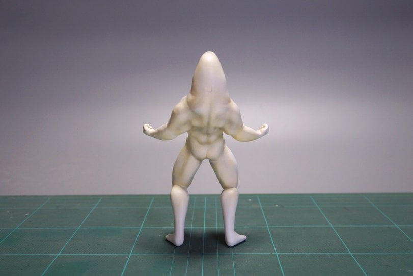 Golfinho com abdômen trincado