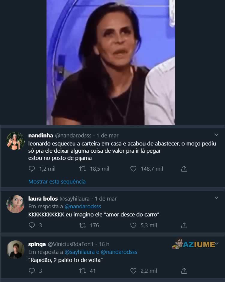 Quando seu namorado te deixa no posto, vestindo pijama Quando seu namorado te deixa no posto, vestindo pijama