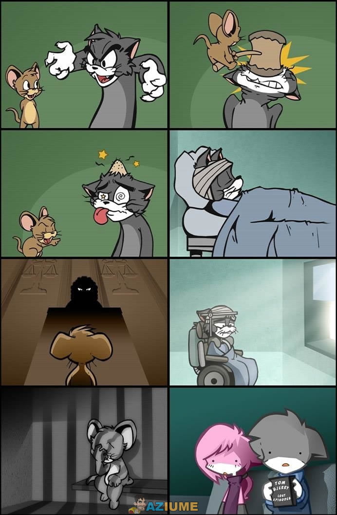 Realidade paralela: Tom e Jerry