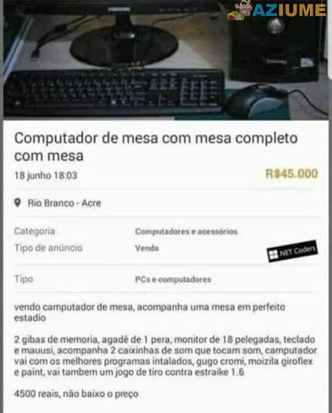 Agadê de um pera