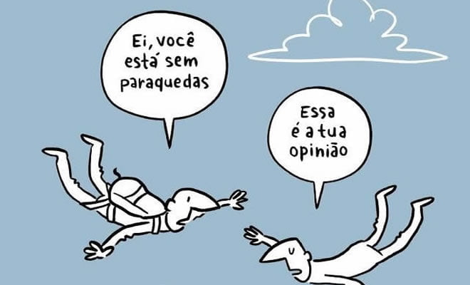 Ah não, para! Não posso nem mais pular sem paraquedas Ah não, para! Não posso nem mais pular sem paraquedas