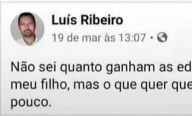 Sentimento de um pai nessa quarentena