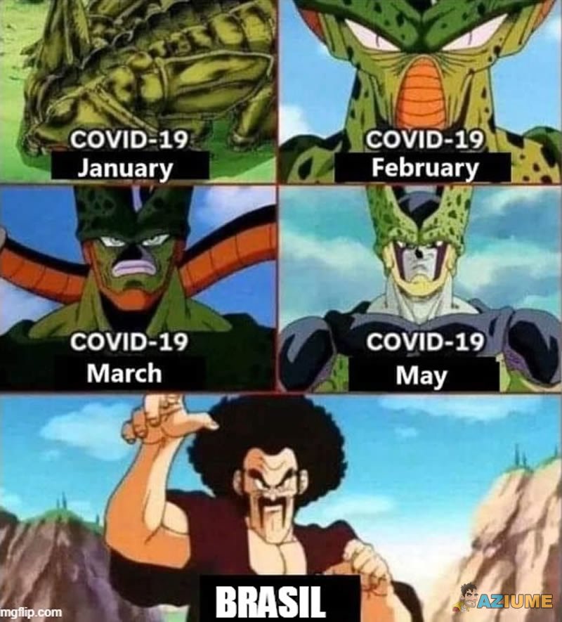 Analogia Dragon Ball do Covid-19