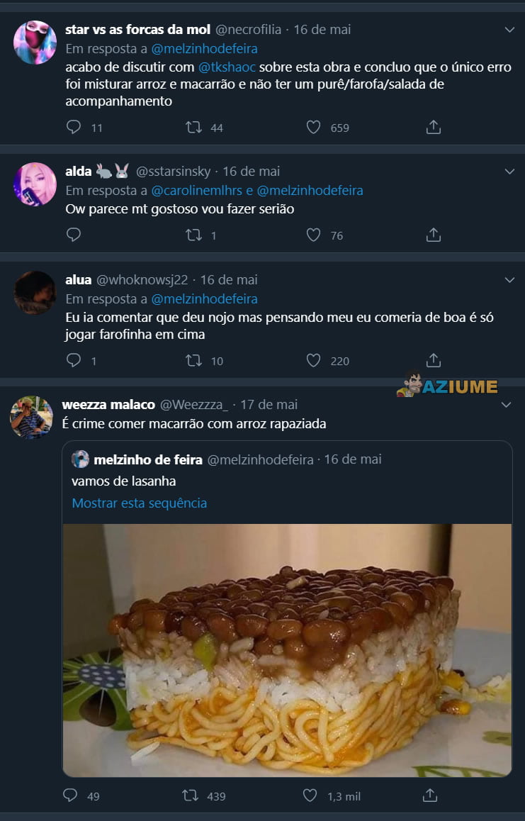 E essa lasanha 100% brasileira?