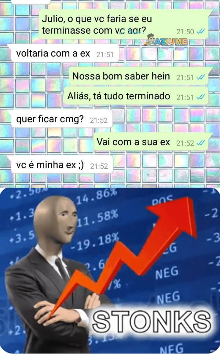 O que você faria se eu terminasse com você agora?